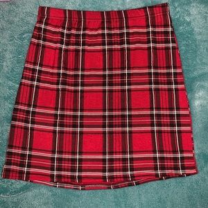 Tartan Check Mini Skirt